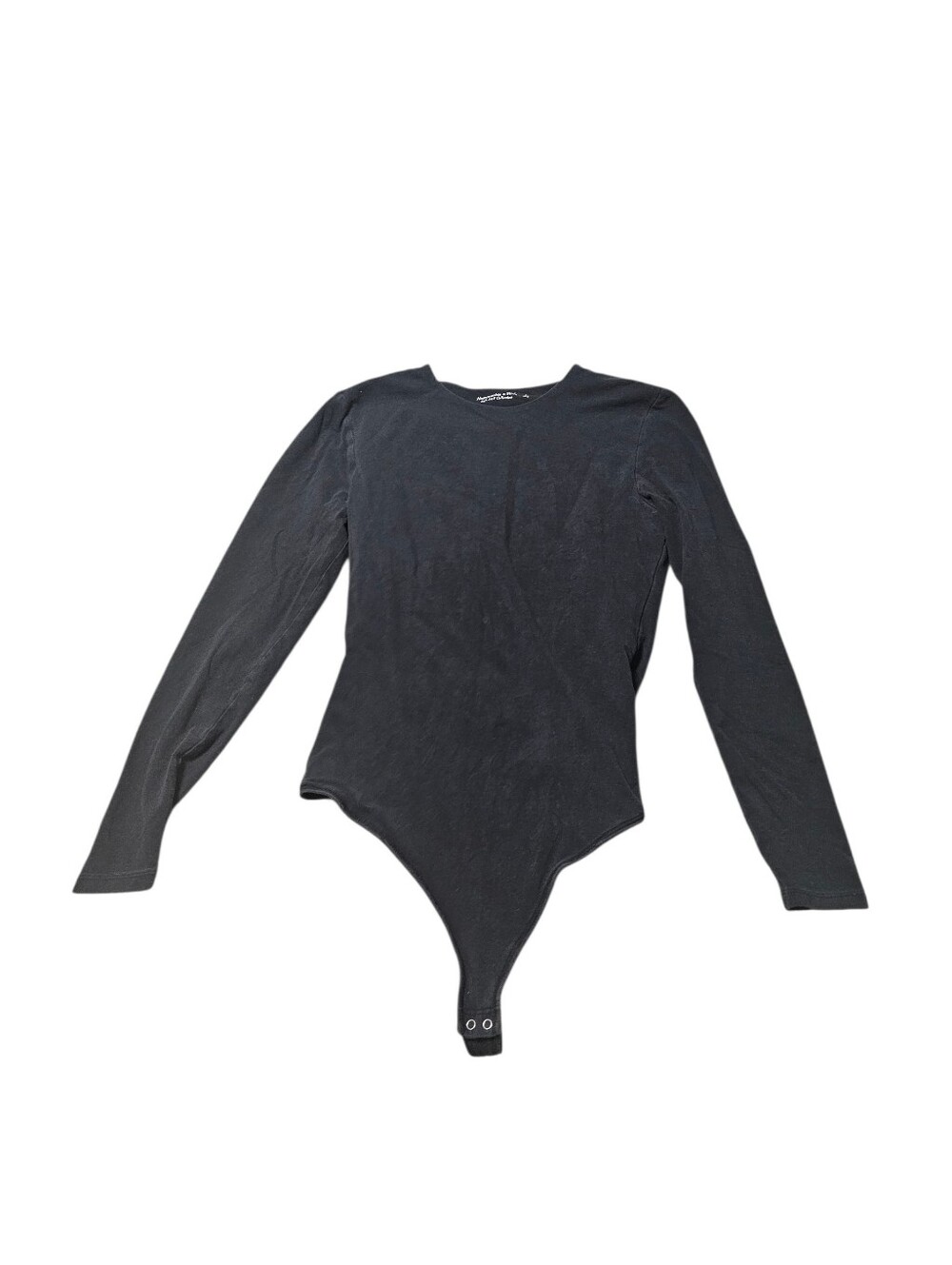 Abercrombie & Fitch Black Long-Sleeve Bodysuit